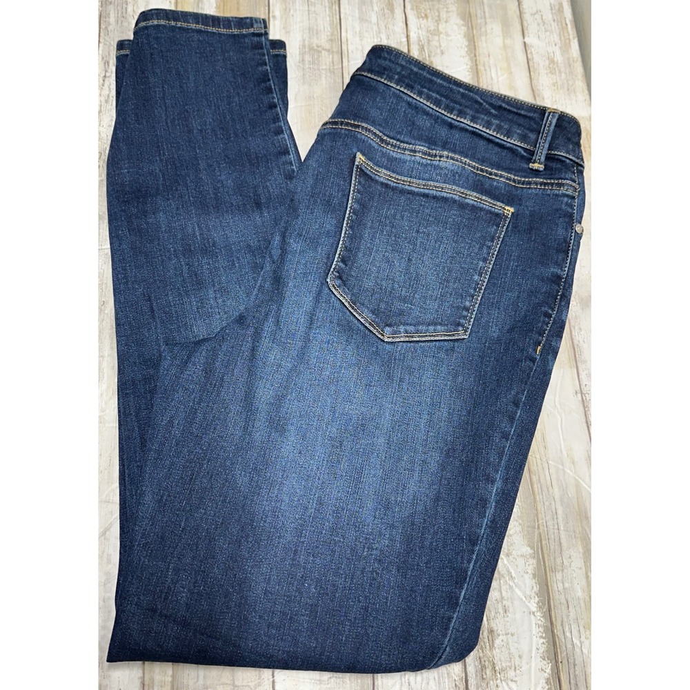 Chico's Platinum Jegging Dark Wash Denim Skinny Jeans Women's size 1.5(U.S. 10)